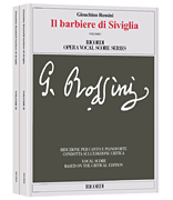 cover Il Barbiere di Siviglia Two Volume Vocal Score cover